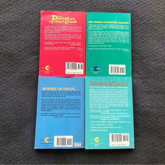 Vintage Mary Downing Hahn Wait Till Helen Comes Dead Man Avon Camelot Paperbacks - Picture 2 of 2